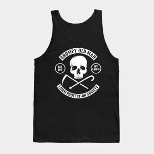 Grumpy Old Man Lawn Protection Society - Get Off My Lawn! Tank Top